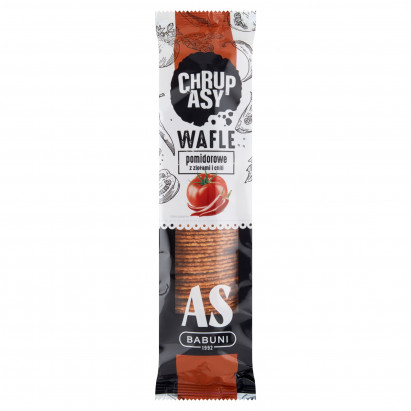 As-Babuni Chrupasy Wafle pomidorowe z ziołami i chili 90 g