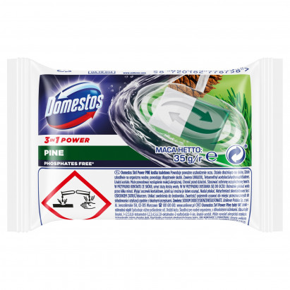 Domestos 3in1 Power Pine Kostka toaletowa 35 g