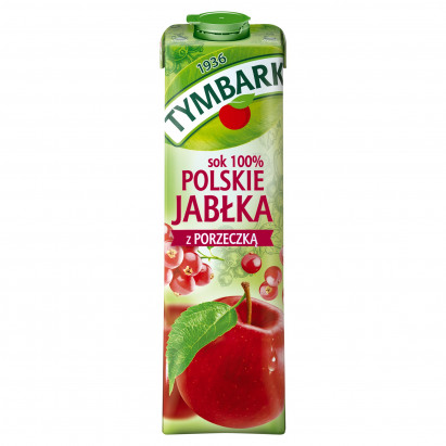 Tymbark Sok 100 % polskie jabłka z porzeczką 1 l 