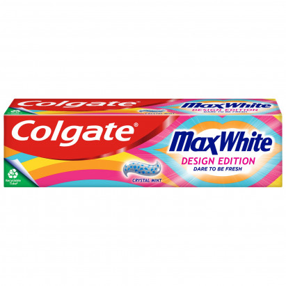 Colgate Max White Design Edition wybialająca pasta do zębów 75 ml