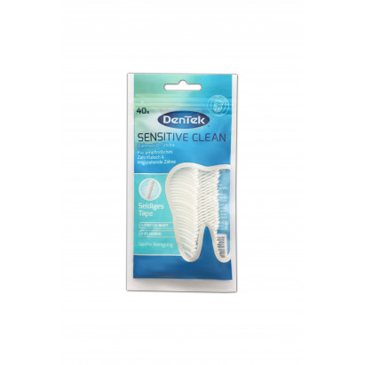 DenTek Niciowykałaczki Sensitive Clean, 40szt.