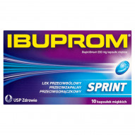 Ibuprom Sprint 200 mg Kapsułki miękkie 10 sztuk