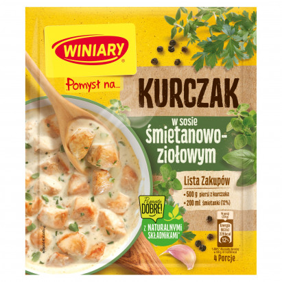 Winiary Pomysł na... Kurczak w sosie śmietanowo-ziołowym 30 g