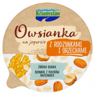 Krasnystaw Owsianka na jogurcie z rodzynkami i orzechami 250 g