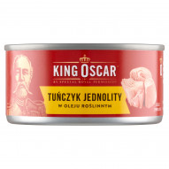 King Oscar Tuńczyk jednolity w oleju roślinnym 170 g