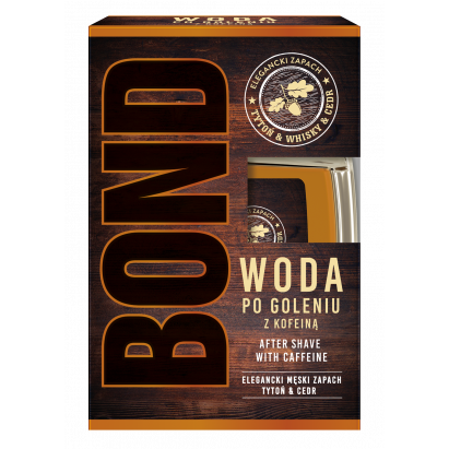 Woda po goleniu Bond Elegancki Zapach Tytoń Whisky Cedr 100ml