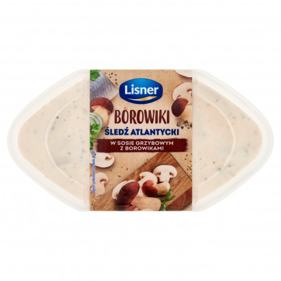 Lisner Śledź atlantycki w sosie grzybowym z borowikami 280 g