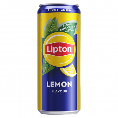 Lipton Ice Tea Lemon Napój niegazowany o smaku cytrynowym z ekstraktem czarnej herbaty 330 ml