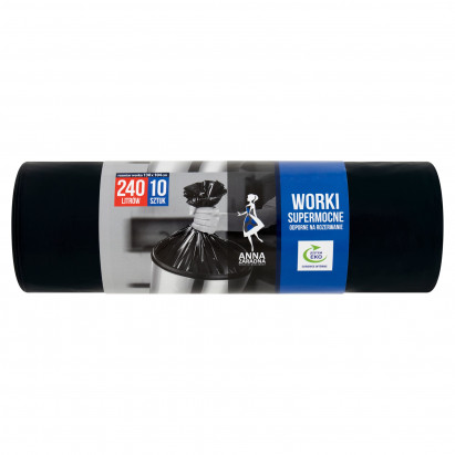 Anna Zaradna Worki na śmieci supermocne 240 litrów 10 sztuk