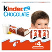 Kinder Chocolate Batonik z mlecznej czekolady z nadzieniem mlecznym 50 g (4 sztuki)