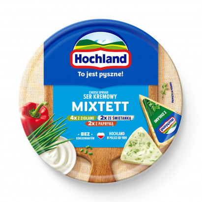 Hochland Ser kremowy mixtett w trójkącikach 180 g