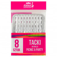Anna Zaradna Picnic & Party Tacki do grilla 8 sztuk