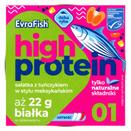 EvraFish High Protein Sałatka z tuńczykiem w stylu meksykańskim 160 g