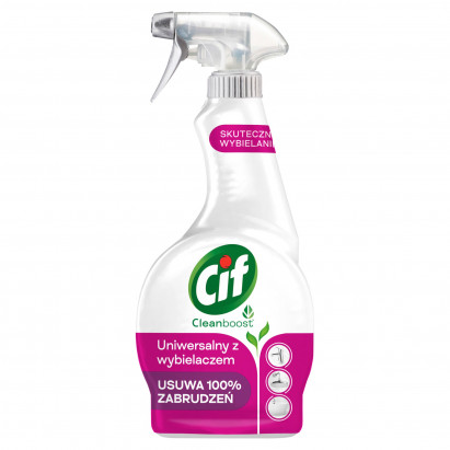 Cif Cleanboost Spray uniwersalny z wybielaczem 500 ml