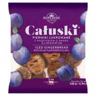 Kopernik Całuski Pierniki lukrowane z nadzieniem o smaku śliwkowym 140 g