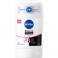 Nivea Black & White Clear Antyperspirant w sztyfcie 50 ml