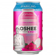 Oshee Vitamin Water Napój gazowany o smaku czerwonych winogron-dragonfruit 330 ml