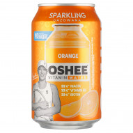 Oshee Vitamin Water Napój gazowany o smaku pomarańczowym 330 ml