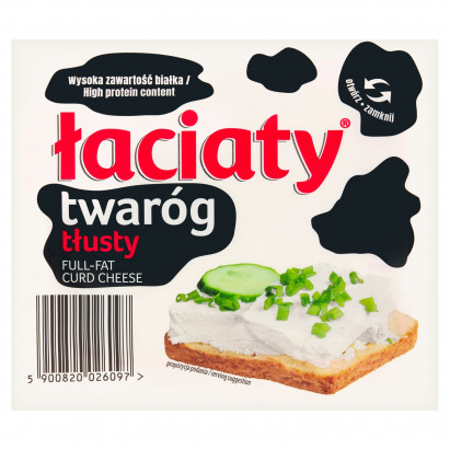 Łaciaty Twaróg tłusty 250 g