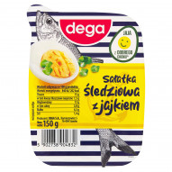 Dega Sałatka śledziowa z jajkiem 150 g