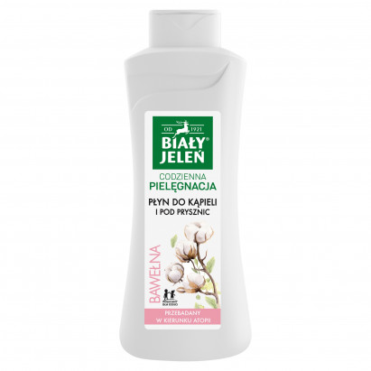 Biały Jeleń Płyn do kąpieli i pod prysznic bawełna 750 ml