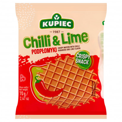 Kupiec Podpłomyki o smaku papryczki chili habanero i limonki 70 g