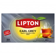 Lipton Earl Grey Herbata czarna aromatyzowana 75 g (50 torebek)