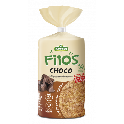 Kupiec Wafle kukurydziane Fitos CHOCO 126g