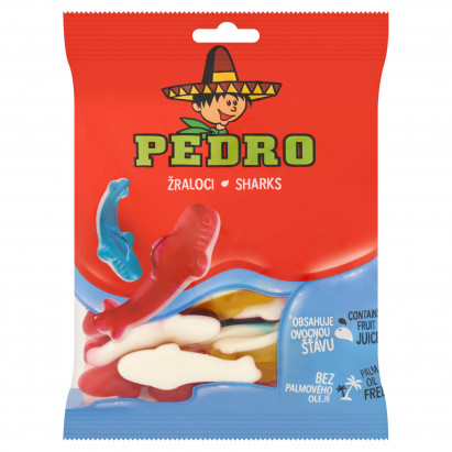 Pedro Sharks Żelki o smaku owocowym 80 g