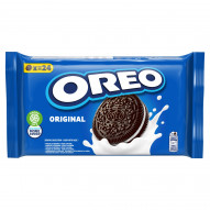 Oreo Ciastka kakaowe z nadzieniem o smaku waniliowym 264 g (24 sztuki)