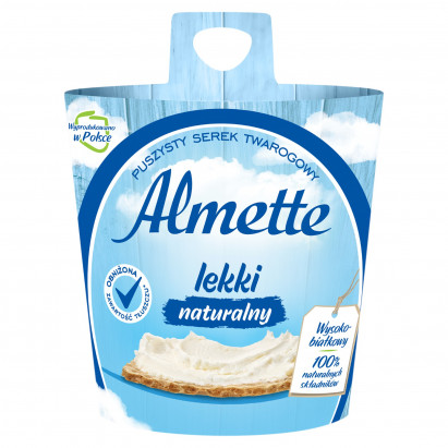Almette Puszysty serek twarogowy lekki naturalny 150 g