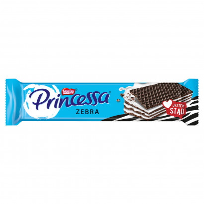 Princessa Zebra Kakaowy wafel przekładany mlecznym kremem 30 g