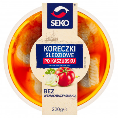 SEKO Koreczki śledziowe po kaszubsku 220 g