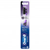ORAL-B PRO-3DWHITE CHARCOAL Szczoteczka do zębów – dokładne czyszczenie i wybielanie – średnia, 1