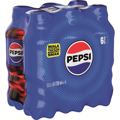 Pepsi Cola 0,25l PET zgrzewka 6 sztuk