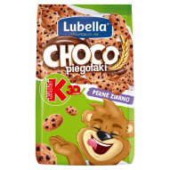 Lubella Choco piegołaki Zbożowe chrupki w kształcie ciasteczek o smaku czekoladowym 500 g