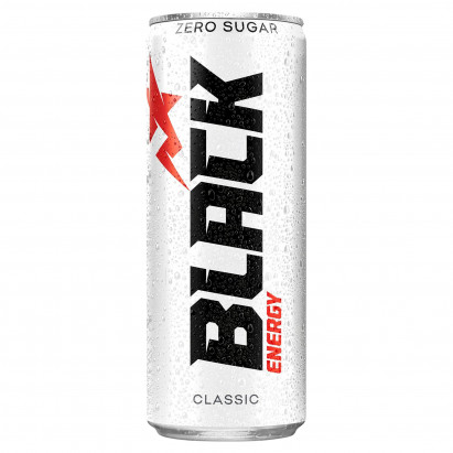 Black Energy Zero Sugar Classic Gazowany napój energetyzujący 250 ml