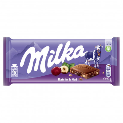 Milka Raisin & Nut Czekolada Mleczna 90 G