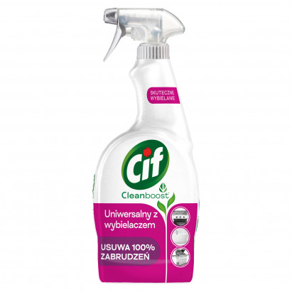 Cif Cleanboost Spray uniwersalny z wybielaczem 750 ml