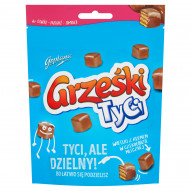 Grześki Tyci Wafelki z kremem w czekoladzie mlecznej 120 g
