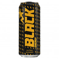 Black Energy Ultra Mango Gazowany napój energetyzujący 500 ml