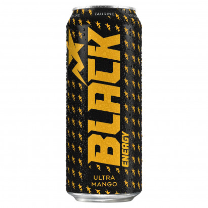 Black Energy Ultra Mango Gazowany napój energetyzujący 500 ml