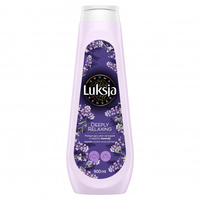 Luksja Aroma Senses Pielęgnujący płyn do kąpieli o zapachu lawendy 900 ml