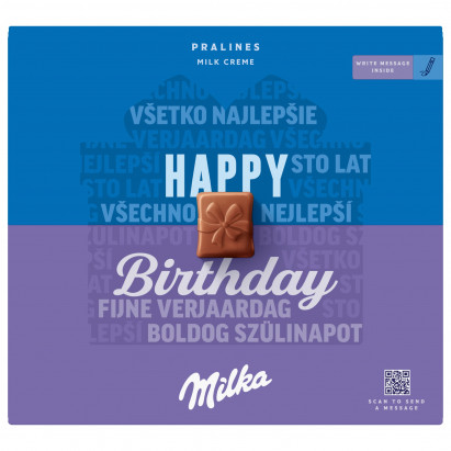 Milka Czekoladki mleczne z nadzieniem mlecznym 110 g