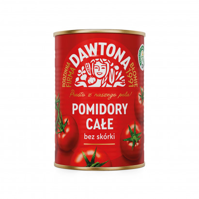 Dawtona Pomidory całe bez skórki 400 g