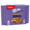 Milka Sensations Cookies Ciastka z kawałkami czekolady mlecznej nadzieniem z czekoladą mleczną 52 g