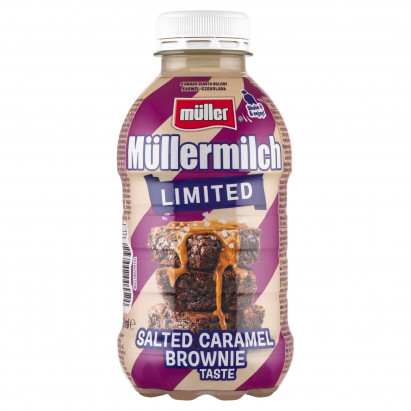 Müller Müllermilch Napój mleczny o smaku ciasta solony karmel-czekolada 400 g