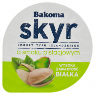 Bakoma Skyr jogurt typu islandzkiego o smaku pistacjowym 150 g