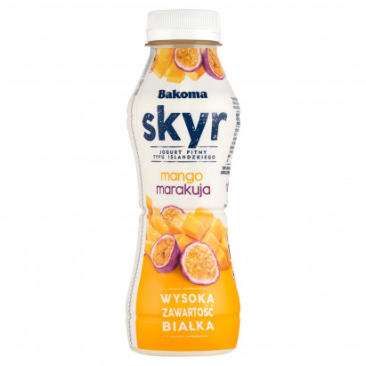 Bakoma Skyr jogurt pitny typu islandzkiego mango marakuja 300 g