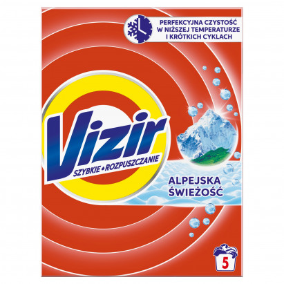 Vizir Proszek do prania Alpine Fresh, 5 prań